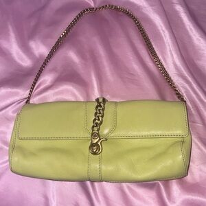 Vintage Juicy Couture Green Shoulder Bag with Chain Strap